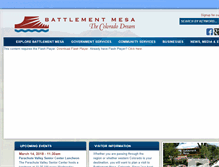 Tablet Screenshot of battlementmesacolorado.com